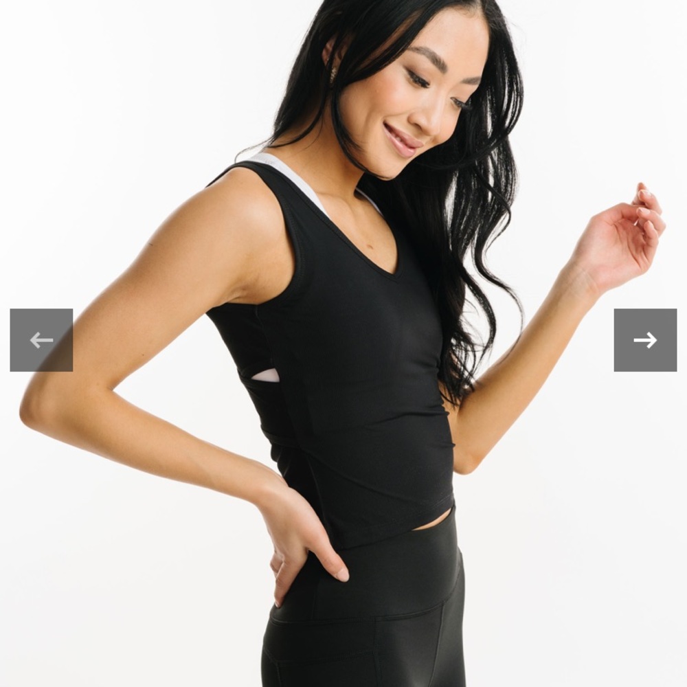 Zyia Active Ribbed V Tank